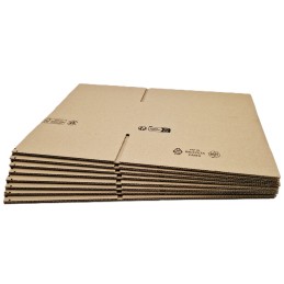 carton caisse américaine 310x215x100 mm simple cannelure kraft marron