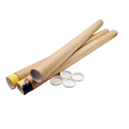 tube en carton pour affiches et poster au format 6x85 cms