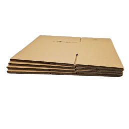 carton caisse américaine double cannelure 300x300x300 mm kraft marron