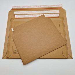 pochette carton avec bande adhésive : 43x53 cm