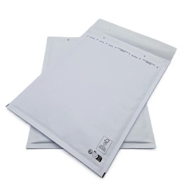 Pochettes ( enveloppes ) à bulles H/8 : 260 x 360 mm en kraft BLANC