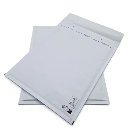 Pochettes ( enveloppes ) à bulles G/7 : 230 x 335 mm en kraft BLANC