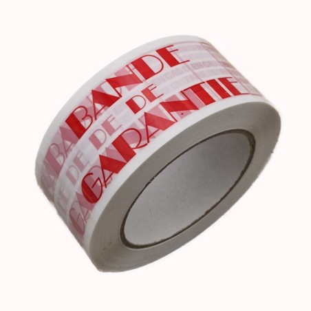 6 Rouleaux Adhésifs Bande De Garantie Silencieux 48mm X 100m