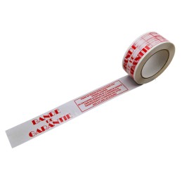 Rouleaux Adhésifs "Bande de garantie" SILENCIEUX : 48 mm X 100 mètres