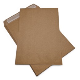 Pochettes E4 280 x 400 mm sans fenêtre Kraft 90gr marron