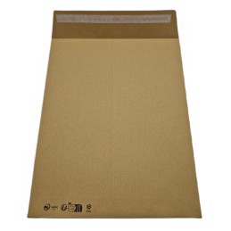 Pochettes 24 260 x 330 mm sans fenêtre Kraft 90gr bande adhésive