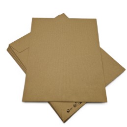 Pochettes 24 260 x 330 mm sans fenêtre Kraft 90gr marron