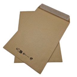 Pochettes C4 229 x 324 mm sans fenêtre Kraft 90 gr