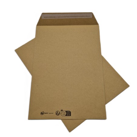 Pochettes C5 162 x 229 mm sans fenêtre Kraft 90 gr