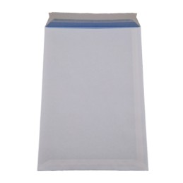 Pochettes C4 229 x 324 mm sans fenêtre Blanches vélin 90 gr avec bande adhésive